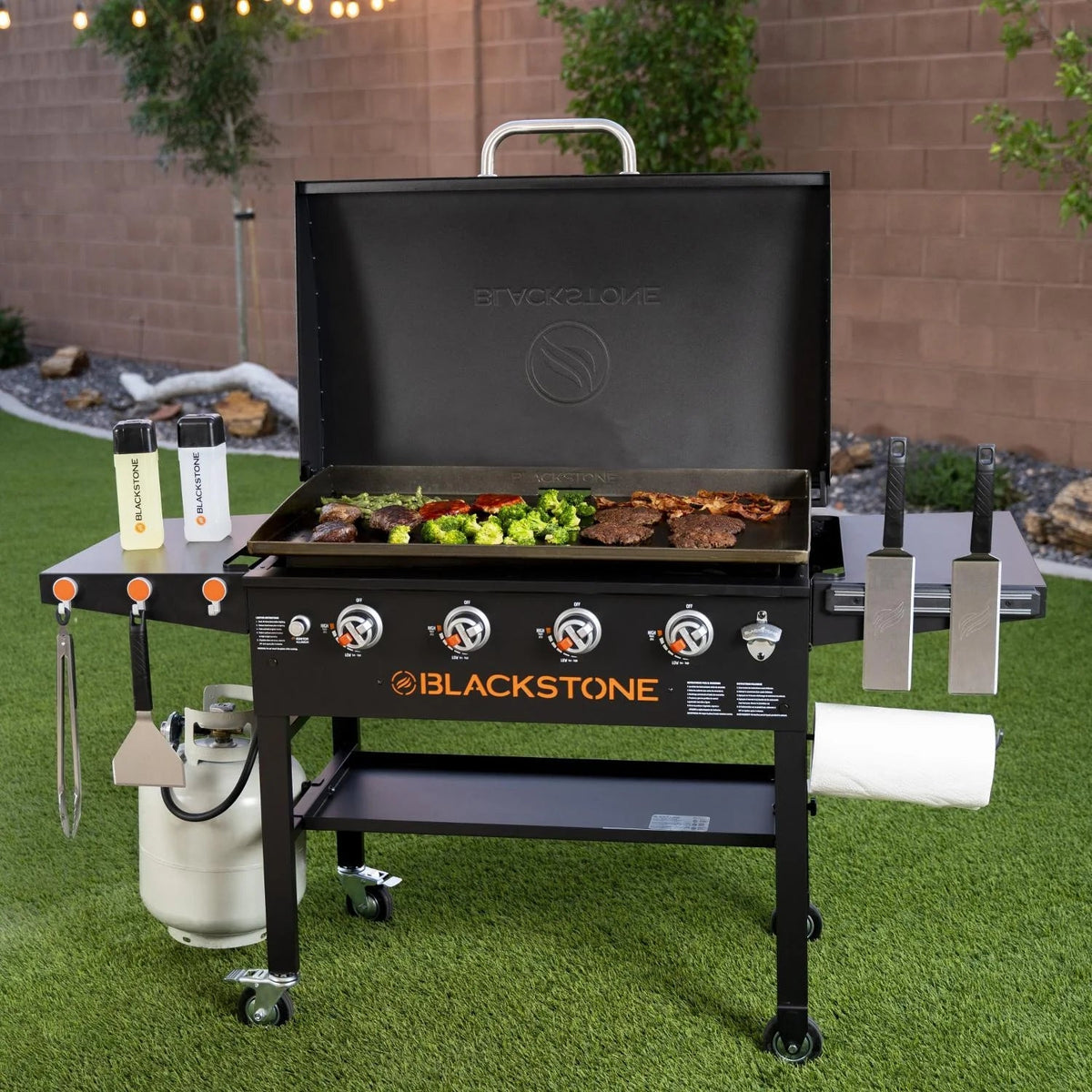 36-Inch Outdoor Griddle Cooking Station with Hood