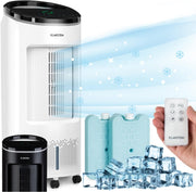 View Klarstein Luftkühler mit Wasserkühlung, Leiser 4-in-1 Verdunstungskühler, Luftbefeuchter, Ventilator & Nachtmodus, Mobile Klimageräte Luftkühler 7L, image 2