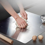 View 316 Stainless Steel Cutting Board,Cutting Boards for Kitchen,Chopping Board,Large Cutting Board for Chopping Meat,Vegetables,Fruits,Cheese 39.37 * 22.83in image 4