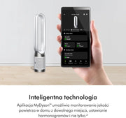 View Dyson Purifier Cool PC1 chłodzący oczyszczacz powietrza o dużej mocy (Biały/Biały) image 4