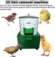 View Chicken Plucker, Poultry De-featherer with 110 Rubber Fingers, 60W High-Efficiency Hair Plucking, Stainless Steel, for Duck Goosey Farm image 4