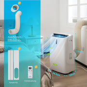 View GOPLUS 16000 BTU Klimaanlage mit Abluftschlauch, 5 in 1 mobiles Klimagerät: Kühlen, Heizen, Entfeuchten, Belüften, Schlafmodus | für Raumgröße bis image 6