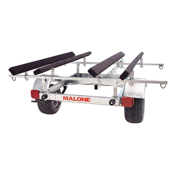 2-Kayak Trailer Package, 600-Lb. Capacity, Galvanized Steel, LED Lights, 70 MPH Rated Tires