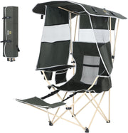 View Nice C Canopy Chair, Camping Chair with Canopy, Folding Chair with Canopy, Shade Chair, Canopy Chair Outdoor, Folding Lawn Chair with Canopy, Sport Chair, Camping Chair with Foot Rest (2-P w/Footrest) image 1