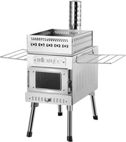View Outdoor sauna hot water tent stove, rocket-type heater, portable camping wood stove, cooking equipment for dry sauna, cooking tools suitable for husbands and friends image 1