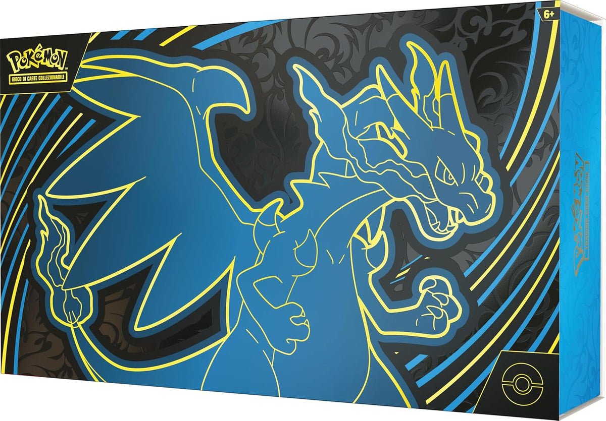 Pokémon: Colección Ultra Premium Mega Charizard X-ex del JCC Pokémon (Dos Cartas promocionales holográficas, 18 Sobres de expansión y Accesorios