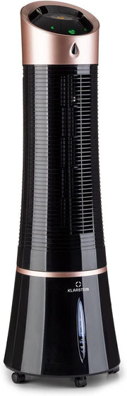 View Klarstein 4-in-1: Smart Luftkühler, Ventilator, Luftbefeuchter & Ionisation I 6 L Wassertank, Oszillation, 30 W, 210 m³/h, Timer I Klimagerät ohne image 1