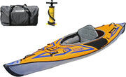 View Advanced frame sport inflatable kayak - Lightweight day hiking kayak, equipped with a backpack and an inflation pump - 10 feet 5 inches - 26 pounds - Orange image 1