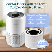 View 2 Pack Air Purifiers for Home, Compact Air Cleaners for Dust, Allergens, Pet Dander and Odors image 5