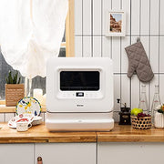 View COSTWAY Portable Countertop Dishwasher, with 7.5L Openable Water Tank image 2