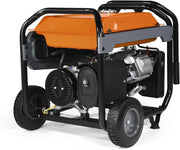 View 8,000-Watt Gas-Powered Portable Generator - Electric Start with COsense - PowerRush Advanced Technology - Reliable Power for Emergencies, Recreation, Home - 49 State Compliant - Orange/Black image 3