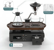 View Coffee Alarm Clock Coffee Maker- Black Walnut image 1