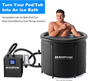 View Ice Bath Water Chiller for Cold Plunge Tubs, 1/3 HP Upgraded Ice Bath Chiller with External Filter Water Pump, Ideal for Cold Plunge Recovery Ice Bath Tubs Home Use 110V Cooling Chiller image 3