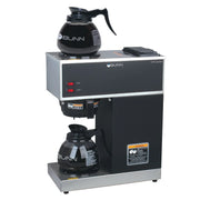 View BUNN VPR-2GD 12-Cup Pourover Coffee Maker, Black, with Upper & Lower Warmers, 2 Glass Decanters, Commercial Use image 1