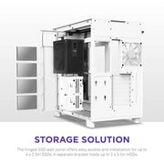 View H9 Flow Dual-Chamber ATX Mid-Tower PC Gaming Case image 3