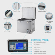 View Costway 63-Quart Portable Electric Car Cooler Refrigerator / Freezer Compressor for RVs Camping image 4