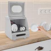 View 1200W mini Portable Countertop Dishwasher 360 Rotating Deep Cleaning Dishwasher image 4