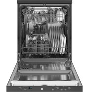 View GE 24 Stainless Steel Portable Dishwasher With Sanitize Cycle image 2