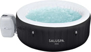 View 71 x 26-Inch Inflatable Hot Tub Spa for 2-4 Persons, Portable, with 2 Covers, Black image 4
