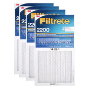 View 3M Filtrete MPR 2200 1-in Premium Furnace Filters, 4-pack image 1