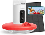 View Hummingbird Feeder (Outdoor Hanging Type, with Camera, Ant-proof Groove), supports real-time viewing via 1080P high-definition application, equipped with artificial intelligence hummingbird recognition function, automatic recording and alarm function image 1