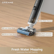 View Dreame FloorX 300 Wet Dry Vacuum Cleaner, Vacuum Mop All in One with Auto Self-Cleaning, Floor Cleaner Machine for Hard Floor, 35 Mins Runtime,... image 5