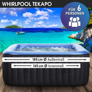 View BRAST Whirlpool aufblasbar MSpa | 4-8 Personen | viele Modelle rund und eckig | Ø 125-224cm | In-Outdoor Pool | bis zu 144 Massagedüsen | inkl. image 2