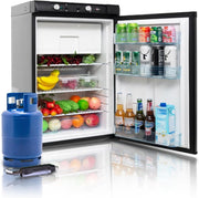 View Smeta Kühlschrank, Gas, 100 l, Campingauto, 12 V, 220 V, Dreifach-Kühlschrank, Gefrierschrank, Wohnwagen, Garage, Mobilheim, Schlafzimmer, Haus, leise image 1