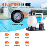 View 16" Swimming Pumps System & Filters Combo Set image 2