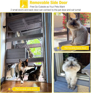 View Catio Outdoor Cat Enclosure - Large Walk-In Kitty Cage image 4