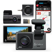 View Intelligent driving recorder kit with rear camera Kober 2.5A micro USB hard wire kit image 3
