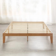 View Mellow 12 Inch Solid Wood Platform Bed with Wooden Slats image 4