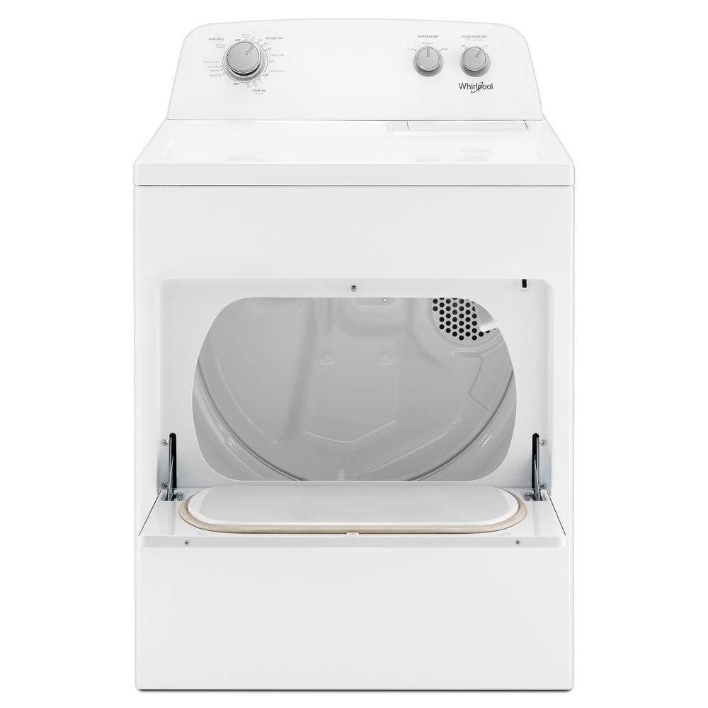 7.0 Cu. Ft. Electric Dryer, White