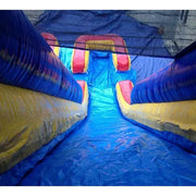 View 20-Ft. Dual-Lane Inflatable Water Slide with Pool, Wet/Dry Design image 3