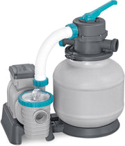 View 2,200 GPH Sand Filter Pump for Above Ground Pools, High Flow Swimming Pool Filtration System image 1