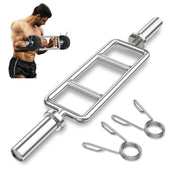 View 34" Olympic Triceps Bar – Tricep Curl Bar for Olympic Plates image 1