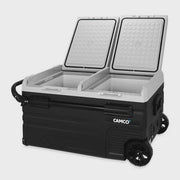 View Camco CAM-750 75-Liter Portable Compact Fridge/Freezer | Features Bluetooth Capable Remote Access 2 Compartments w/Dual Zone Cooling | Adjusts... image 2