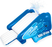 View Kool Splash Inflatable Water Slide Swimming Pool Play Center with Built in Sprayers for Kids and Adults, Ages 6 and Up, Blue image 1