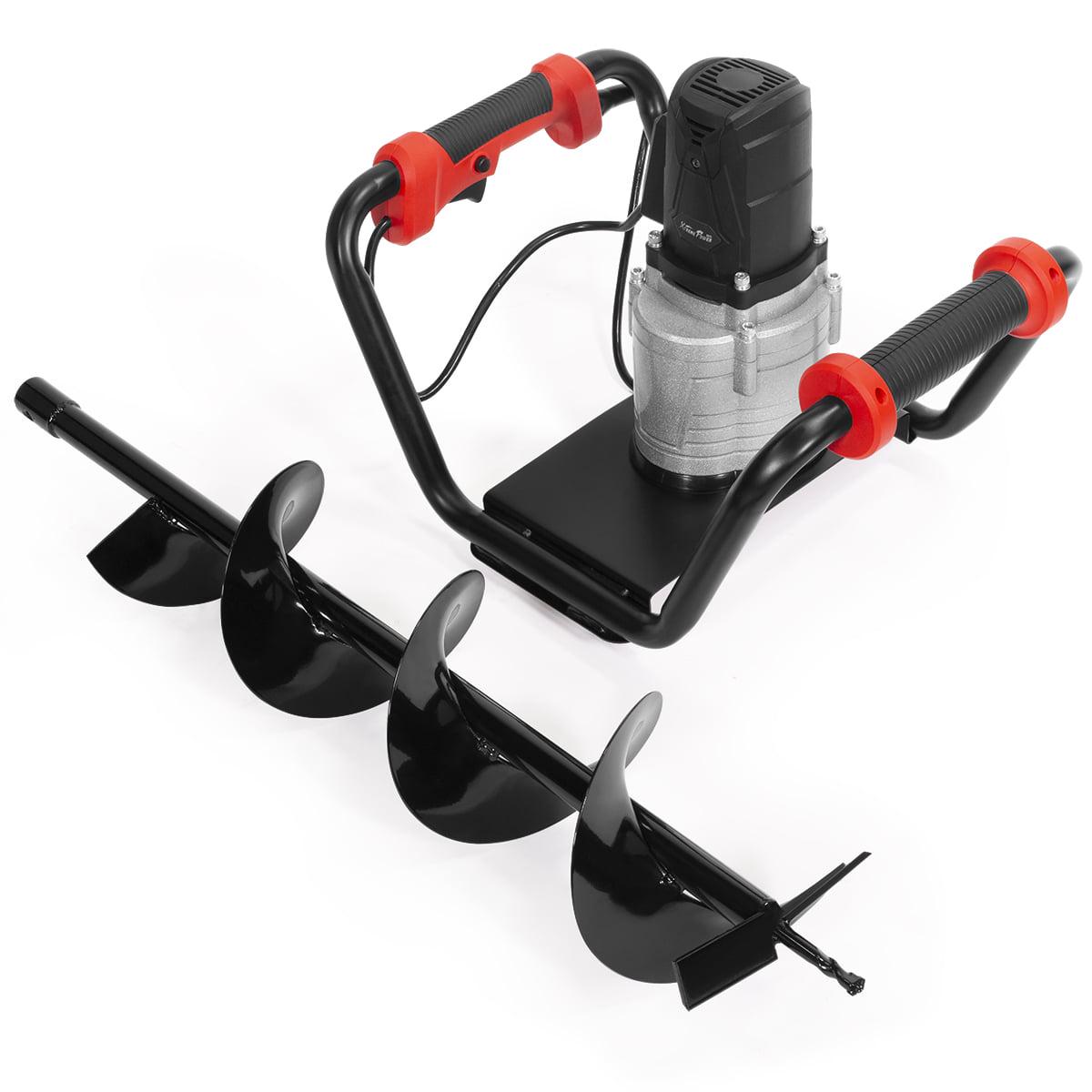 1500W Electric Post Hole Digger with Anti-Vibration Handle and Safety Lock