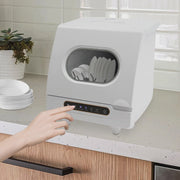 View 1200W mini Portable Countertop Dishwasher 360 Rotating Deep Cleaning Dishwasher image 6