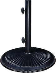 View 50-pound classic market model sunshade stand (matte black coating) image 3