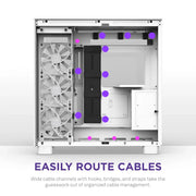 View H9 Flow Dual-Chamber ATX Mid-Tower PC Gaming Case image 2
