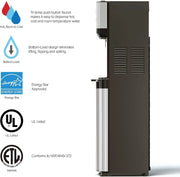 View Brio Self Cleaning Bottom Loading Water Cooler Water Dispenser 3 Temperature Settings image 4