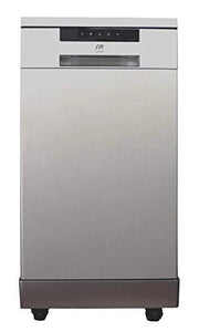 View 18-Inch Stainless Steel Portable Dishwasher image 1