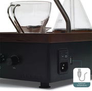 View Coffee Alarm Clock Coffee Maker- Black Walnut image 4