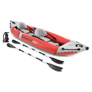 View 2 Person Vinyl Inflatable Kayak with Aluminum Oars image 1