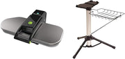 View Digital steam press, featuring multiple fabric setting functions and steam impact function, made of stainless steel / black. image 1