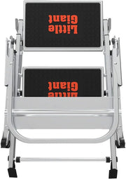 View Little Giant Ladder, Safety Step, Three-step Design, 3 feet high, Footrest, Aluminum, Type 1A, Load Capacity 300 pounds image 4