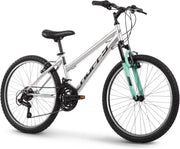 View Mountain Hardtail Mountain Bike for Boys/Girls/Men/Women, 20"/24"/26" Sizes, 6 or 21 Speed Shimano Twist Shifting, Front or Dual Suspension, Comfort Saddle, Sleek Colors image 1