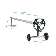 View 18FT Aluminum Pool Solar Cover Reel – Complete Reel Set image 3